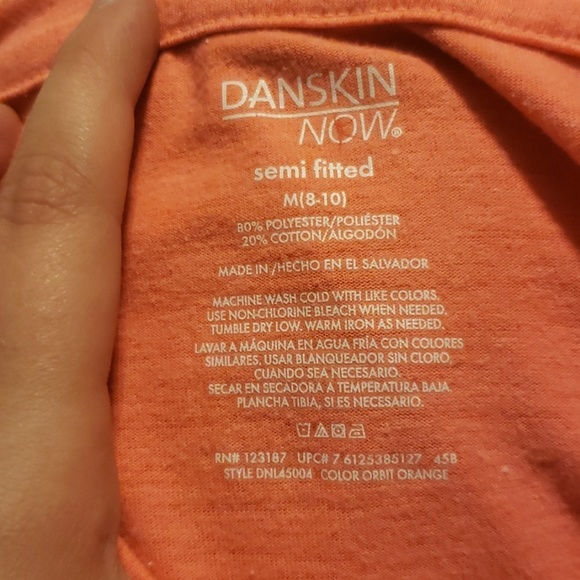 Long Sleeve Bright Coral Shirt - Picture 2 of 2